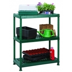 Garland Greenhouse 3 Shelf Unit Ventilated - 80cm - STX-338365 