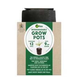 Vitax Grow Pots - 9cm Round - STX-338603 