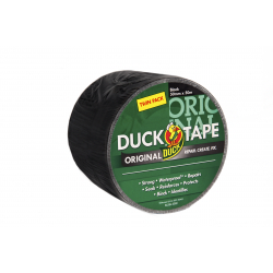 Duck Tape Original Twin Pack 50mm x 50m - Black - STX-338926 