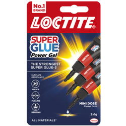 Loctite Super Glue Power Gel - Mini Trio 3 x 1g - STX-338968 