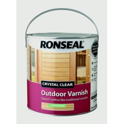 Ronseal Crystal Clear Outdoor Varnish 2.5L - Matt - STX-340502 