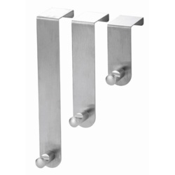 Blue Canyon Stainless Steel Over Door Hooks - Set 3 - STX-340777 
