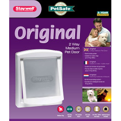 Petsafe Original 2 Way Medium Pet Door - White - STX-341388 