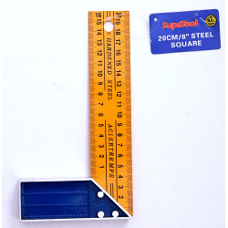 SupaTool Yellow Steel Square - 200mm - STX-341683 