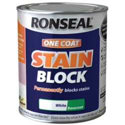 Ronseal One Coat Stain Block - 750ml White - STX-341910 