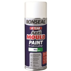 Ronseal 6 Year Quick Dry Anti Mould White - 400ml Aerosol - STX-341915 