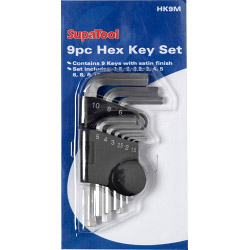SupaTool Hex Key Set - 9 Piece - STX-341943 