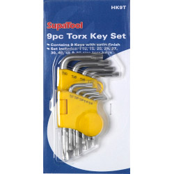 SupaTool Torx Key Set - 9 Piece - STX-341972 