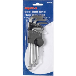 SupaTool Metric Ball End Hex Key Set - 9 Piece - STX-341989 