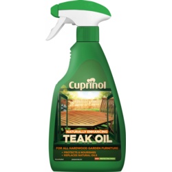 Cuprinol Natural Enhancing Teak Oil Spray Clear - 500ml - STX-342483 