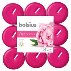 Bolsius 4 Hour Tealights - Peony Pack 18 - STX-343165 