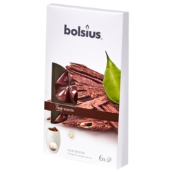 Bolsius Fragranced Wax Melts - Oud Wood Pack 6 - STX-343247 