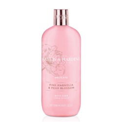 Baylis & Harding Moisturising Bath Soak 500ml - Pink Magnolia & Pear Blossom - STX-343371 