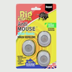 The Big Cheese Anti Mouse Mini Sonic - Mouse Repellent 3 Pack - STX-343458 