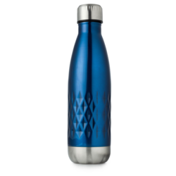 Casa & Casa Diamond Stainless Steel Vacuum Water Bottle - Blue 500ml - STX-343589 