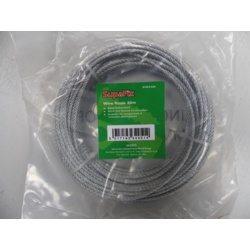 SupaFix Wire Rope Steel Galvanised - 3.0mm x 20m - STX-343893 