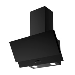 Kitchenplus Black Vertical Cooker Hood - 600mm - STX-344721 