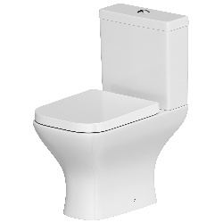 SP Space Saver One Box Square Toilet, Seat and Cistern - W - 375mm H - 775mm D - 600mm - STX-344751 
