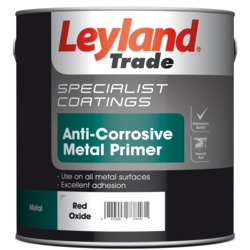 Leyland Trade Anti Corrosive Metal Primer 2.5L - Red Oxide - STX-345788 