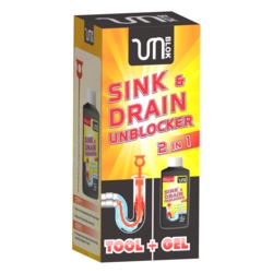Unblok Sink & Drain Unblocker 2 in 1Kit - 500ml - STX-346189 