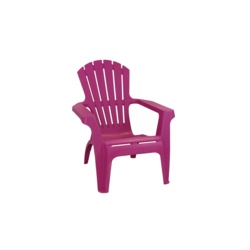 SupaGarden Plastic Stackable Armchair - Pink - STX-346550 