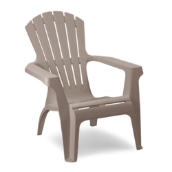 SupaGarden Plastic Stackable Armchair - Taupe - STX-346551 - SOLD-OUT!! 