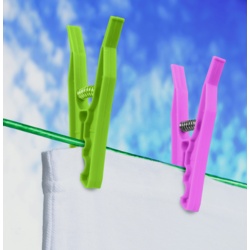 SupaHome Plastic Clothes Pegs - 88mm Pack of 24 - STX-347034 
