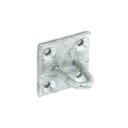 Securit Staple On Plate - 50mm Galvanised - STX-347340 