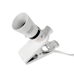 Securlec Clip-On Lamp Adaptor with Flex and Plug to BSEN/IEC60598 - Pre-Packed - STX-347431 