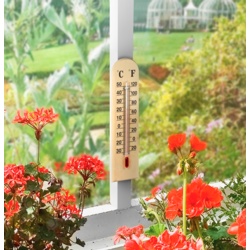 Ambassador Wooden Thermometer - 8" (20cm) - STX-347490 