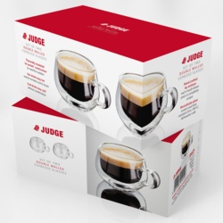 Judge Double Wall Glasses Pack 2 - Espresso - STX-347512 