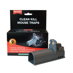 Rentokil Clean Kill Mouse Trap - Twin Pack - STX-347856 