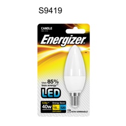 Energizer LED Candle 470lm E14 Daylight SES - 5.9w - STX-348061 