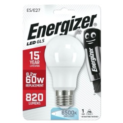 Energizer LED GLS 806lm E27 Daylight ES - 9.2w - STX-348070 