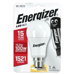 Energizer LED GLS 1521lm B22 Warm White BC - 12.5w - STX-348073 