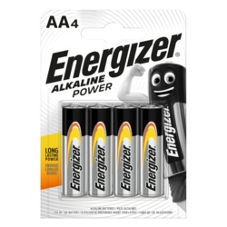 Eveready Energizer Alkaline Power AA E91 - Pack 4 - STX-348335 