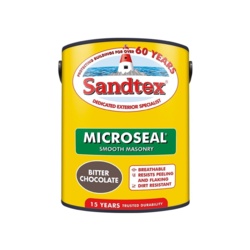 Sandtex Smooth Masonry 5L - Bitter Chocolate - STX-348872 