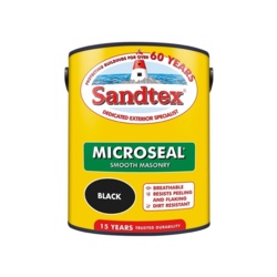 Sandtex Smooth Masonry 5L - Black - STX-348873 