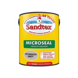 Sandtex Smooth Masonry 5L - Plymouth Grey - STX-348883 