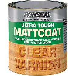 Ronseal Ultra Tough Varnish Matt Coat - 750ml - STX-353884 