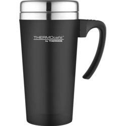 Thermos Soft Touch Travel Mug Black - 420ml - STX-355397 