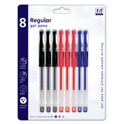 A Star Regular Gel Pens - Pack 8 - STX-355563 