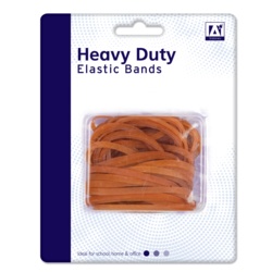A Star Heavy Duty Elastic Bands - 50g - STX-355576 