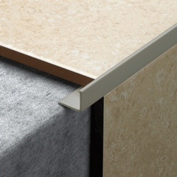 Tile Rite L Shape Grey Tile Trim - 2.44m x 12mm - STX-355794 