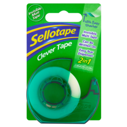 Sellotape Clever Dispenser - 18mm x 25m - STX-355799 