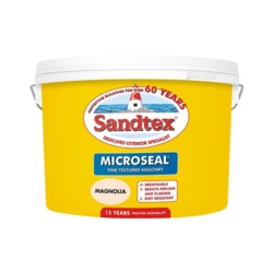 Sandtex Smooth Masonry 10L - Magnolia - STX-355875 