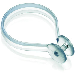 Croydex Shower Curtain Button Rings (Pack of 12) - Clear - STX-356210 