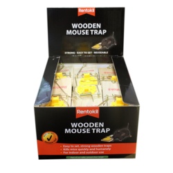 Rentokil Wooden Mouse Trap - Single Loose Box - STX-356899 