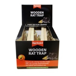 Rentokil Wooden Rat Trap - Single Loose Box - STX-356900 