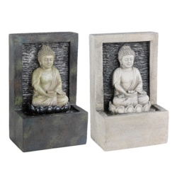 Kaemingk LED Poly Buddha Fountain Assorted - 15x10x23.5 - STX-357256 